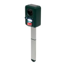   állatriasztó karó, napelemes, 13.5 - 23.5 kHz, PIR mozgásérzékelő 5 - 8 m távolság, USB töltőkábel