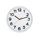 Home AWC300WH fali óra, üveg előlap, kontrasztos, jól leolvasható számlap, 1xAA elem tápellátás, átmérő 300mm