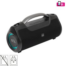   SAL BT 7000 hordozható bluetooth kihangosító, BoomBox, 2 x 30 W, BT TWS, 3.5mm AUX, USB, EQ, LED effektek, telefontöltés, USB-C és AUX kábel, vízálló