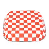 Air fryer sütőpapír - olaj nélküli sütőhöz - kockás, négyzet - 23 cm - 50 db / csomag