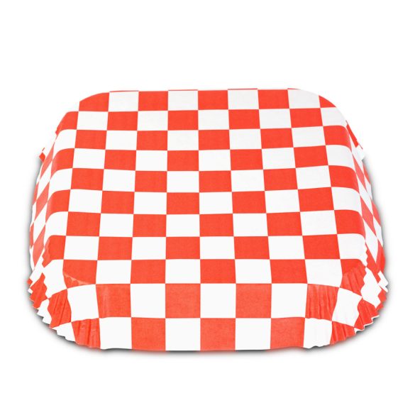 Air fryer sütőpapír - olaj nélküli sütőhöz - kockás, négyzet - 23 cm - 50 db / csomag