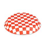 Air fryer sütőpapír - olaj nélküli sütőhöz - kockás, kör - 20 cm - 50 db / csomag