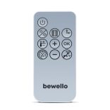 Fali hősugárzó törölközőtartóval - 800/2000W - 240V - fehér