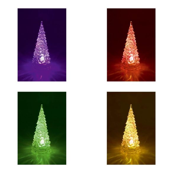Home CDM 12 asztali dísz, LED-es fenyőfa, 1 db LED