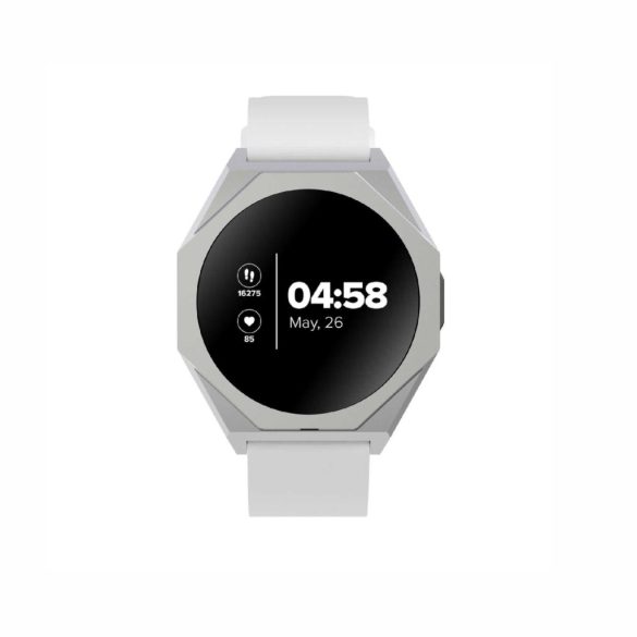 CANYON CNS-SW86SS Otto okosóra, 1,3” IPS kijelző, IP68, iOS és Android kompatibilis, magyar nyelv, ezüst