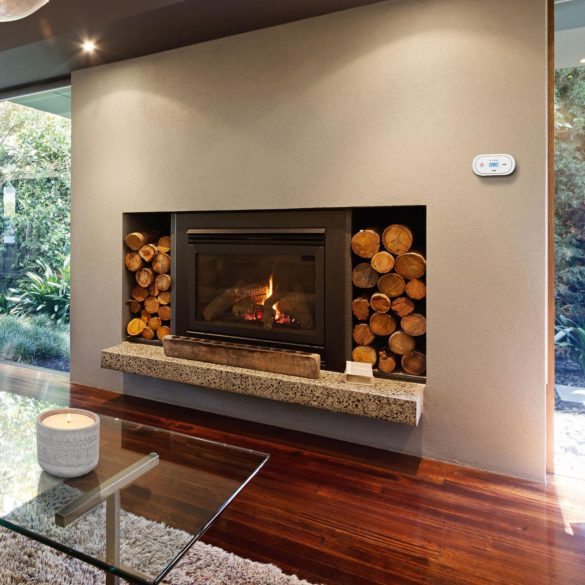 HOME CO10LCD szén-monoxid vészjelző, LCD kijelző , elemes, 2 év elem élettartam, 10 év érzékelő élettartam