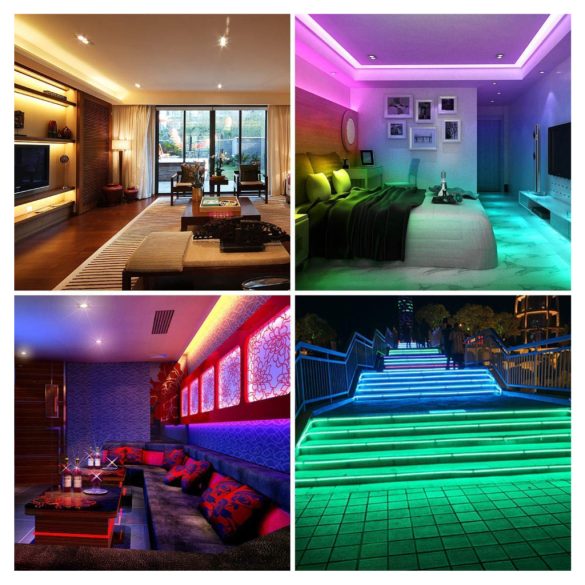 RGB LED szalag - 5 m - 60 LED / m - IP65