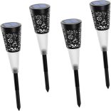 LED szolár lámpa - 5 LED - leszúrható - 600 mAh