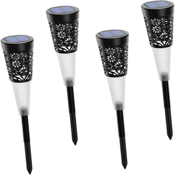 LED szolár lámpa - 5 LED - leszúrható - 600 mAh