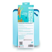   Baker's Secret 4 darabos vágódeszka szett - 38 x 29 cm