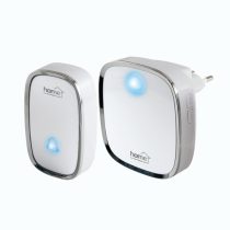   HOME DB 2060AC vezeték nélküli csengő, 200 m hatótáv, 36 dallam, 5 fokozatú hangerő, fényjelzés, 230 V-os tápellátás