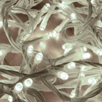   Home DLI 200/WH LED-es fényfüzér, 10 m / 200 db hidegfehér LED, állófényű, fehér vezeték, sorolható, kül- és beltéri kivitel