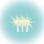 Home DLI 200/WW LED-es fényfüzér, 10 m / 200 db melegfehér LED, állófényű, fehér vezeték, sorolható, kül- és beltéri kivitel