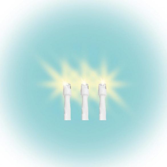 Home DLI 200/WW LED-es fényfüzér, 10 m / 200 db melegfehér LED, állófényű, fehér vezeték, sorolható, kül- és beltéri kivitel