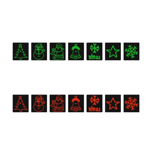 Home DL IP 8 lézerprojektor, 8 fényeffekt, piros és zöld lézer, 3 lábú állvány, IP44, kültéri, beltéri