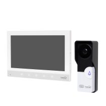   Home DPV260 7 colos videó-kaputelefon szett, éjszakai kameramóddal, 30 féle csengetési dallammal, kitekintő funkcióval, érintőgombokkal, bővíthető