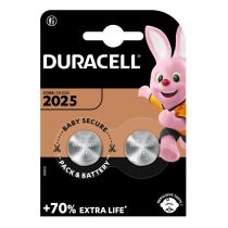   Duracell DL2025 10PP040029 lítium gombelem, 3,0 V feszültség, 2db/bliszter