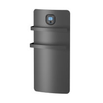  Noirot E221124 RSS Anuri DY 1200 AN törölközőszárító, 1200 W, IP24 védettség, beépített ventilátor, gyerekzár, antracit szürke