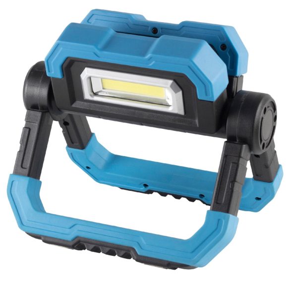 Újratölthető COB LED fényvető, 2 x 5 W, 500 lm - 4 óra, 1000 lm - 2 óra, 5000 mAh