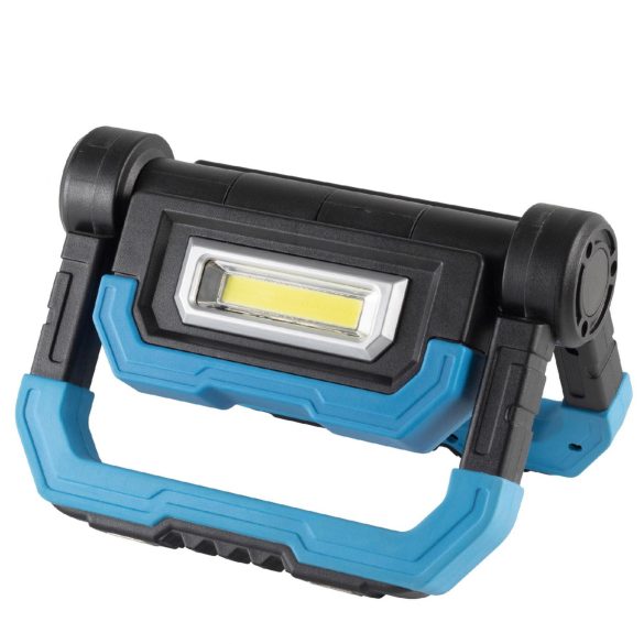 Újratölthető COB LED fényvető, 2 x 5 W, 500 lm - 4 óra, 1000 lm - 2 óra, 5000 mAh