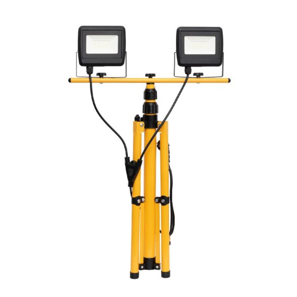 Home FLL STAND 2/30 állványos LED fényvető, 0,8 - 1,7 m, 2 x 30 W, 2 x 2400 lm, kül- és beltéri