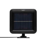 Napelemes LED reflektor, 250 lm, PIR mozgásérzékelő, 120° 5m, 56 db hidegfehér SMD LED, energiatakarékos, műanyag, IP44