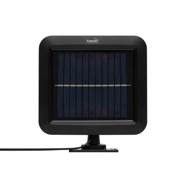Napelemes LED reflektor, 250 lm, PIR mozgásérzékelő, 120° 5m, 56 db hidegfehér SMD LED, energiatakarékos, műanyag, IP44