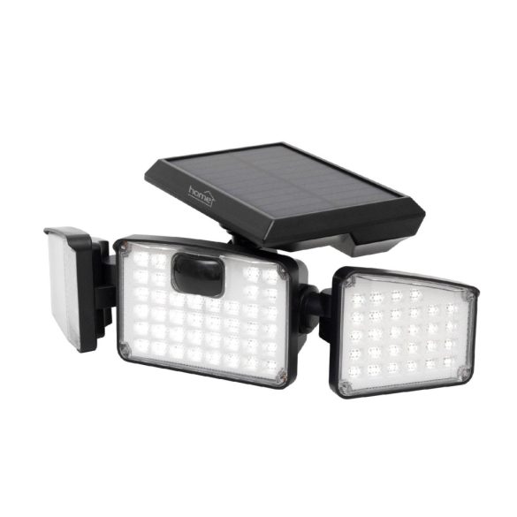 Napelemes LED reflektor, 700 lumen, mozgásérzékelő, 3 világítási mód, IP65