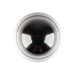HOME HSK150 dóm álkamera, villogó piros LED, be/ki kapcsolható a fényjelzés, gyors és könnyű felszerelés mennyezetre vagy oldalfalra, elemes tápellátás