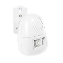   Home HS 11 belépésjelző fali tartóval, 120°-ban állítható, állítható hangerő, hálózati adapter csatlakoztatási lehetőség, elemes tápellátás 