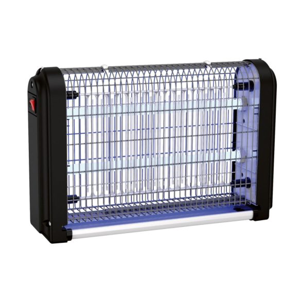 HOME IKM50L elektromos beltéri rovarcsapda, 50 m2-es hatókörzet, UV-A fény, 2x4,5W LED, rovargyűjtő tálca, hálózati tápellátás