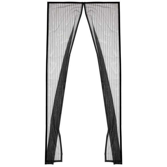 mágneses szúnyogháló, 90 x 210 cm ajtóra, tépőzár felhelyezés, mágneses záródás