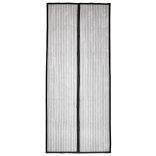 mágneses szúnyogháló, 90 x 210 cm ajtóra, tépőzár felhelyezés, mágneses záródás