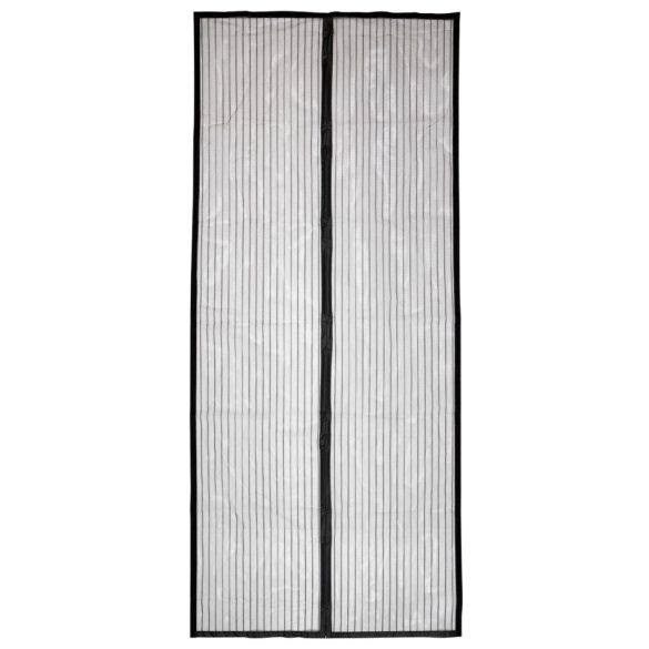 mágneses szúnyogháló, 90 x 210 cm ajtóra, tépőzár felhelyezés, mágneses záródás