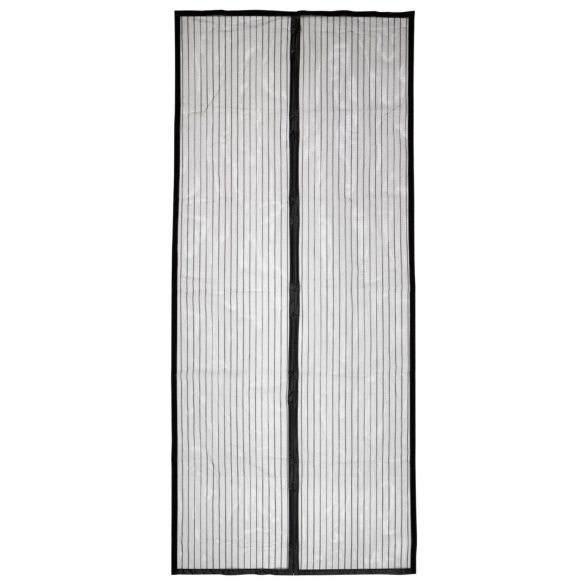mágneses szúnyogháló, 90 x 210 cm ajtóra, tépőzár felhelyezés, mágneses záródás