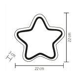 Home KAD 27 fa asztaldísz, csillag, LED neon-light szalag, melegfehér