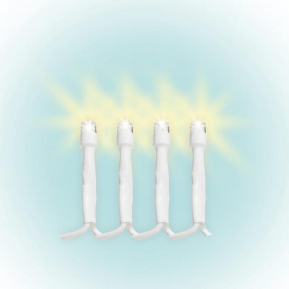 Home KAF 300L 5M LED-es sziporkázó fényfüggöny, 5 m / 300 db sziporkázó melegfehér LED, fehér vezeték, hálózati adapter, kül- és beltéri kivitel