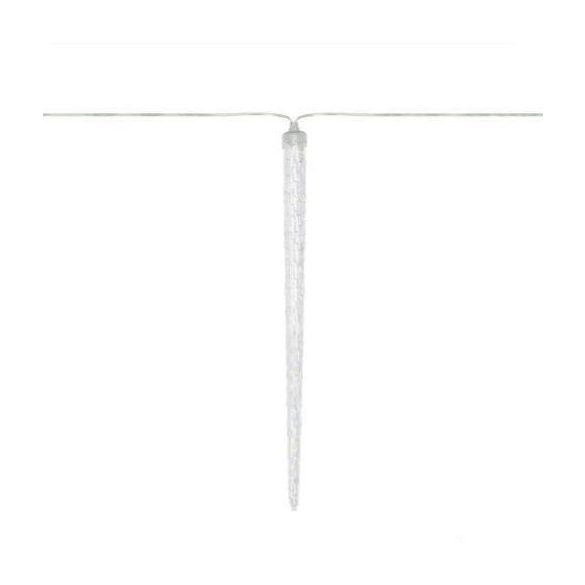 HOME KJL288 jégcsap fényfüzér, 3,5m hosszú, 288db hidegfehér SMD LED, 8db jégcsap/36db LED, hálózati adapter, kül- és beltéri kivitel