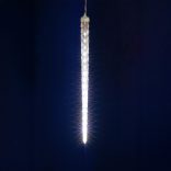 HOME KJL288 jégcsap fényfüzér, 3,5m hosszú, 288db hidegfehér SMD LED, 8db jégcsap/36db LED, hálózati adapter, kül- és beltéri kivitel