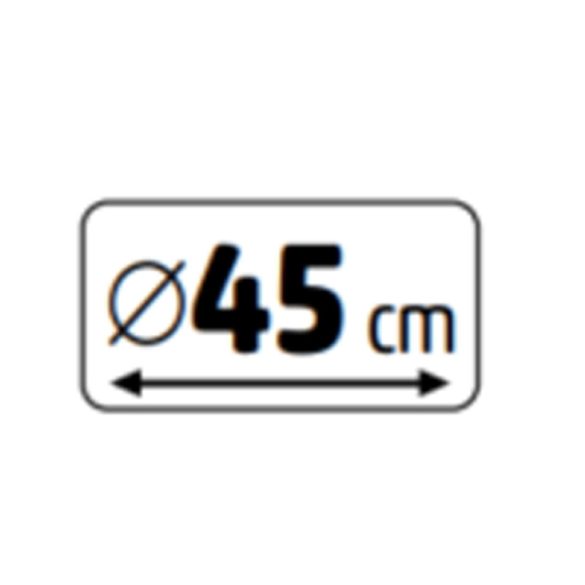 HOME KMK45LED LED-es műkoszorú, 45 cm, 35 db melegfehér LED, 8 programos, időzítés, 2D tűlevél, elemes tápellátás, beltéri kivitel