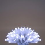 HOME KSIW200WH sorolható fényfüzér, 20 méter , 200db hidegfehér LED, fehér vezeték, kül- és beltéri kivitel