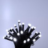 Home LED248WH LED fényfüzér, 240db hidegfehér LED, 23,9m hosszúságú, 8 program időzítővel, zöld vezeték, adapteres tápellátás, kül- és beltéri kivitel