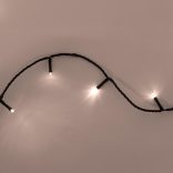 Home LED248WW LED fényfüzér, 240db melegfehér LED, 23,9m hosszúságú, 8 program időzítővel, zöld vezeték, adapteres tápellátás, kül- és beltéri kivitel