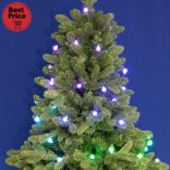 iSparkle LEDS120DV LED-es fényfüzér, 11,9 m / 120 db RGB LED, gömb, applikációval vezérelhető, smart, kül- és beltéri kivitel