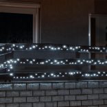 Home LED 108C/WH LED-es fényfüzér, 7 m / 100 db hidegfehér LED, 8 fényprogram, zöld vezeték, hálózati adapter, kül- és beltéri kivitel