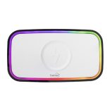 HOME LTCR06 multimédia lejátszó és ébresztőóra, 2x5 Watt, Qi telefontöltés, Bluetooth TWS, FM rádió, LED kijelző, beépített akkumulátor
