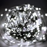 HOME ML1500WH micro LED-es fényfüzér, 150 m, 1500db hidegfehér micro LED, 8 program, időzítés, hálózati adapter, távirányító, kül- és beltéri kivitel