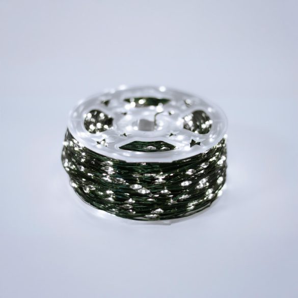 HOME ML1500WH micro LED-es fényfüzér, 150 m, 1500db hidegfehér micro LED, 8 program, időzítés, hálózati adapter, távirányító, kül- és beltéri kivitel