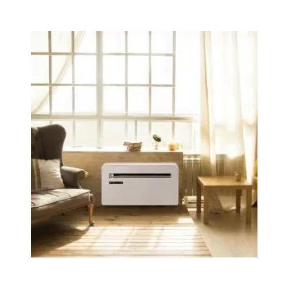 HOME MONOBLOCK8 monoblokkos hűtő-fűtő klíma, 2,45 kW, 4 üzemmód, PTC kiegészítő fűtés, wifi, távirányító, LED kijelző