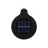 HOME MX656 napelemes kerti lámpa, fekete műanyag, 1db melegfehér SMD LED, cserélhető AA akkumulátor